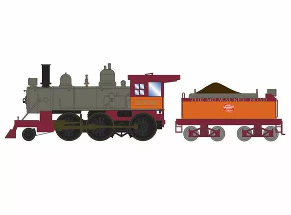 Athearn RTR 87239 HO Scale 2-6-0 Steam Locomotive Milwaukee Road MILW 2966 1 Athearn RTR 87239 HO Scale 2-6-0 Steam Locomotive Milwaukee Road MILW 2966