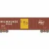 Athearn Roundhouse 15096 HO Scale 50' PS-1 Single Sliding Door Boxcar Milwaukee Road MILW 16606